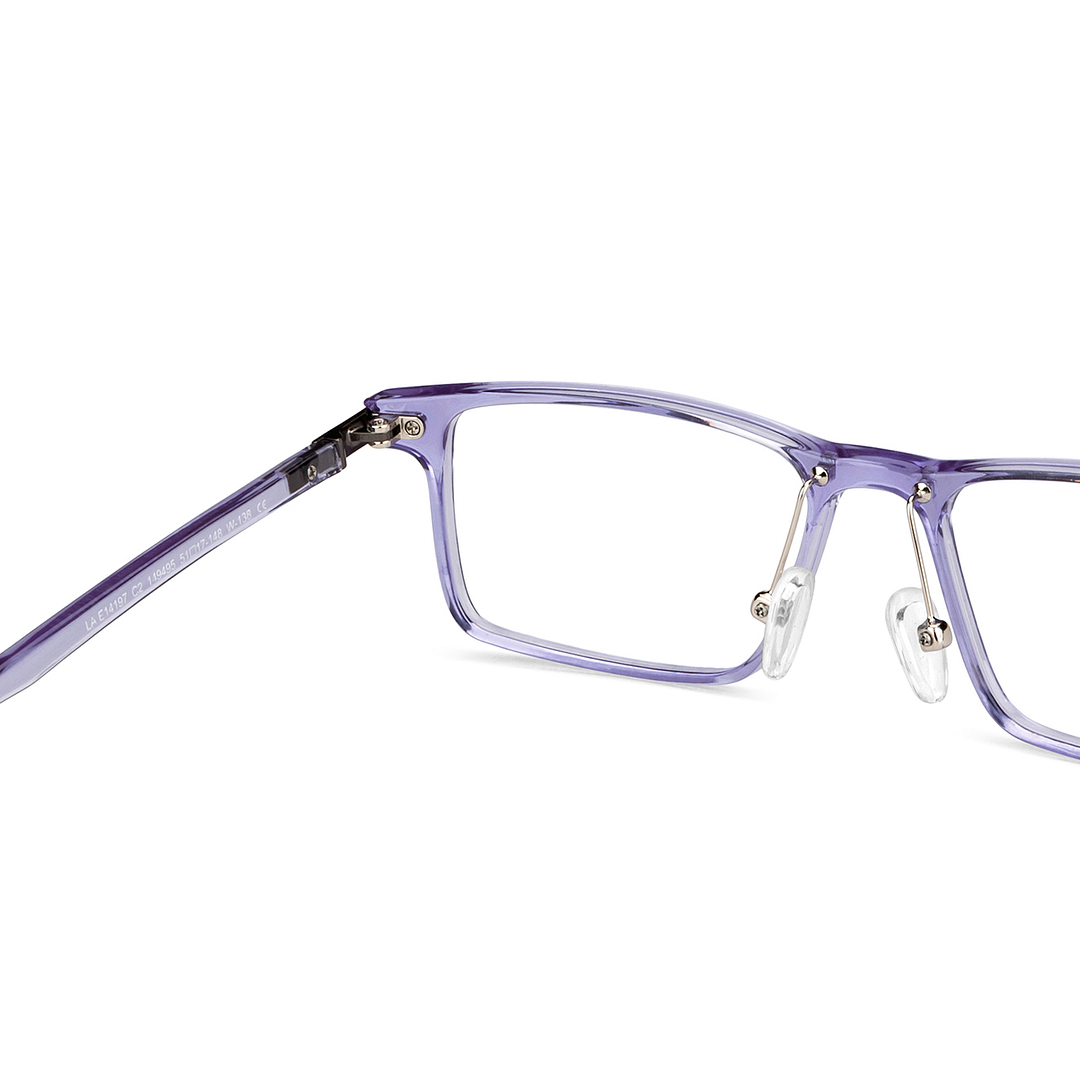 Lenskart Air Online Blue Transparent Full Rim Rectangle right side