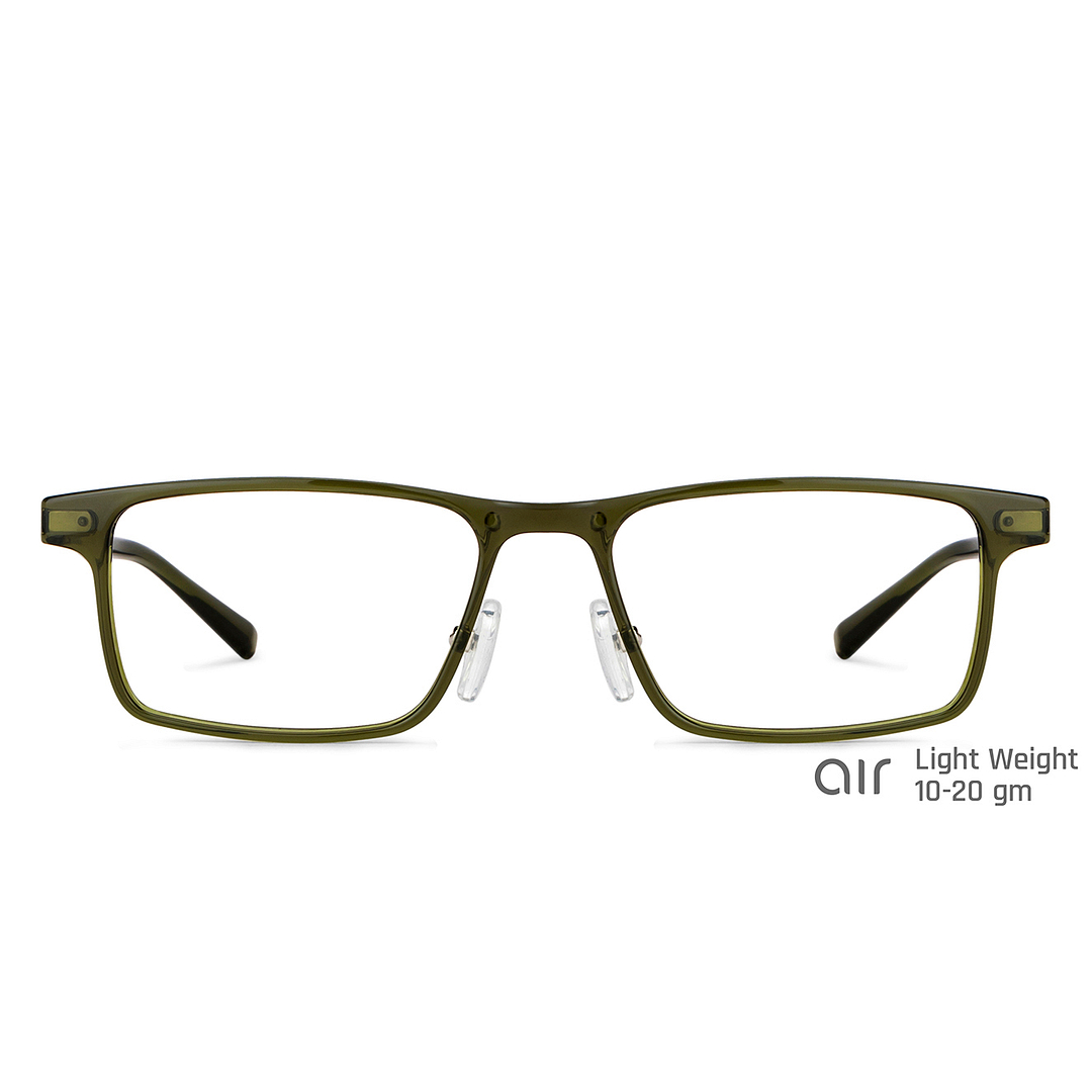 Lenskart Air Online Green Full Rim Rectangle left side