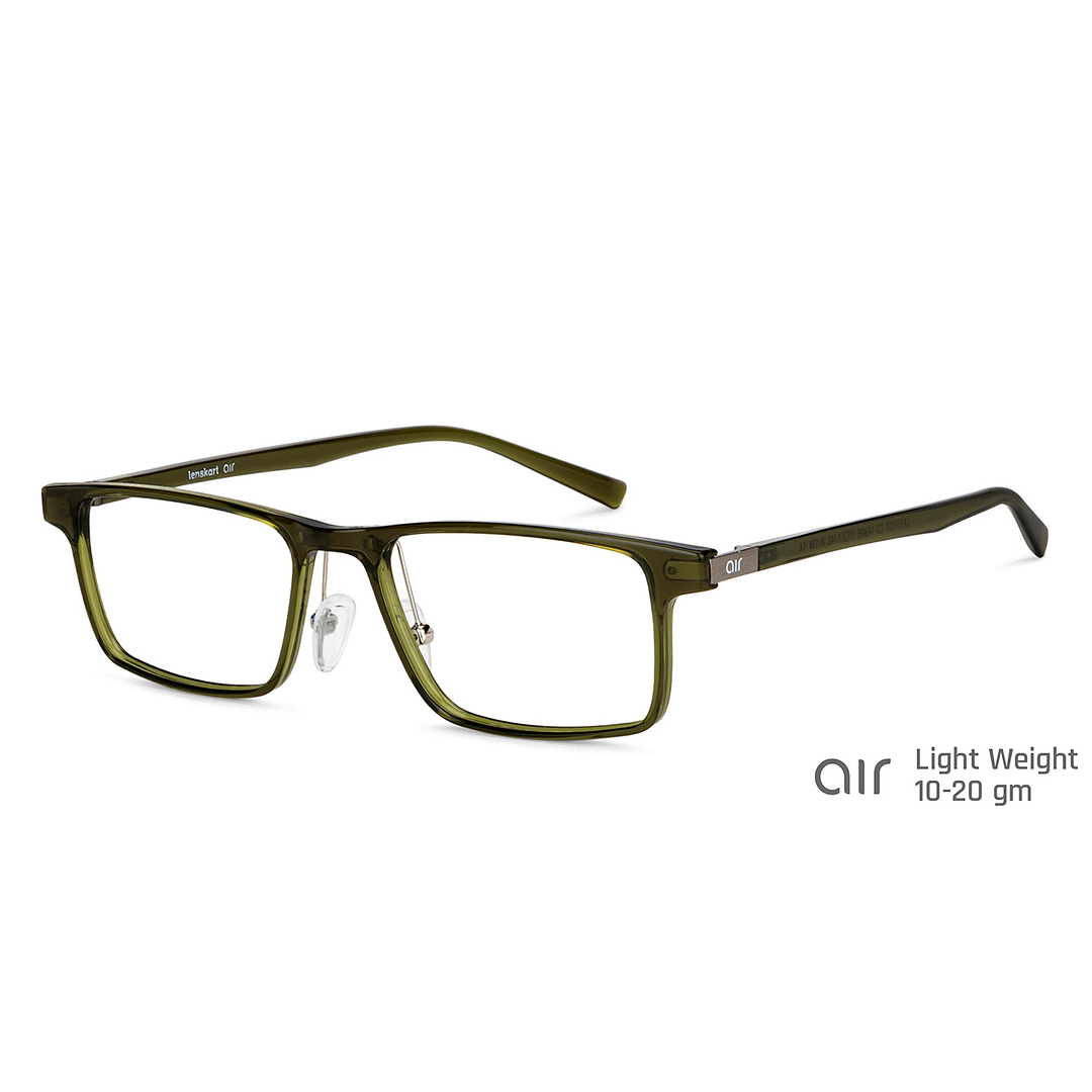 Lenskart Air Online Green Full Rim Rectangle right side