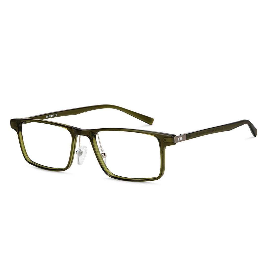 Lenskart Air Online Green Full Rim Rectangle right side