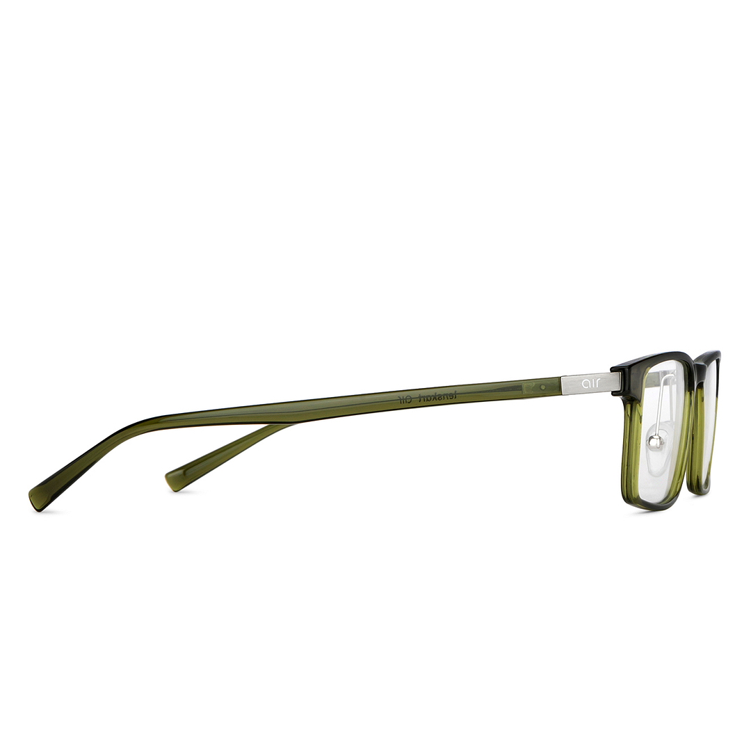 Lenskart Air Online Green Full Rim Rectangle left side