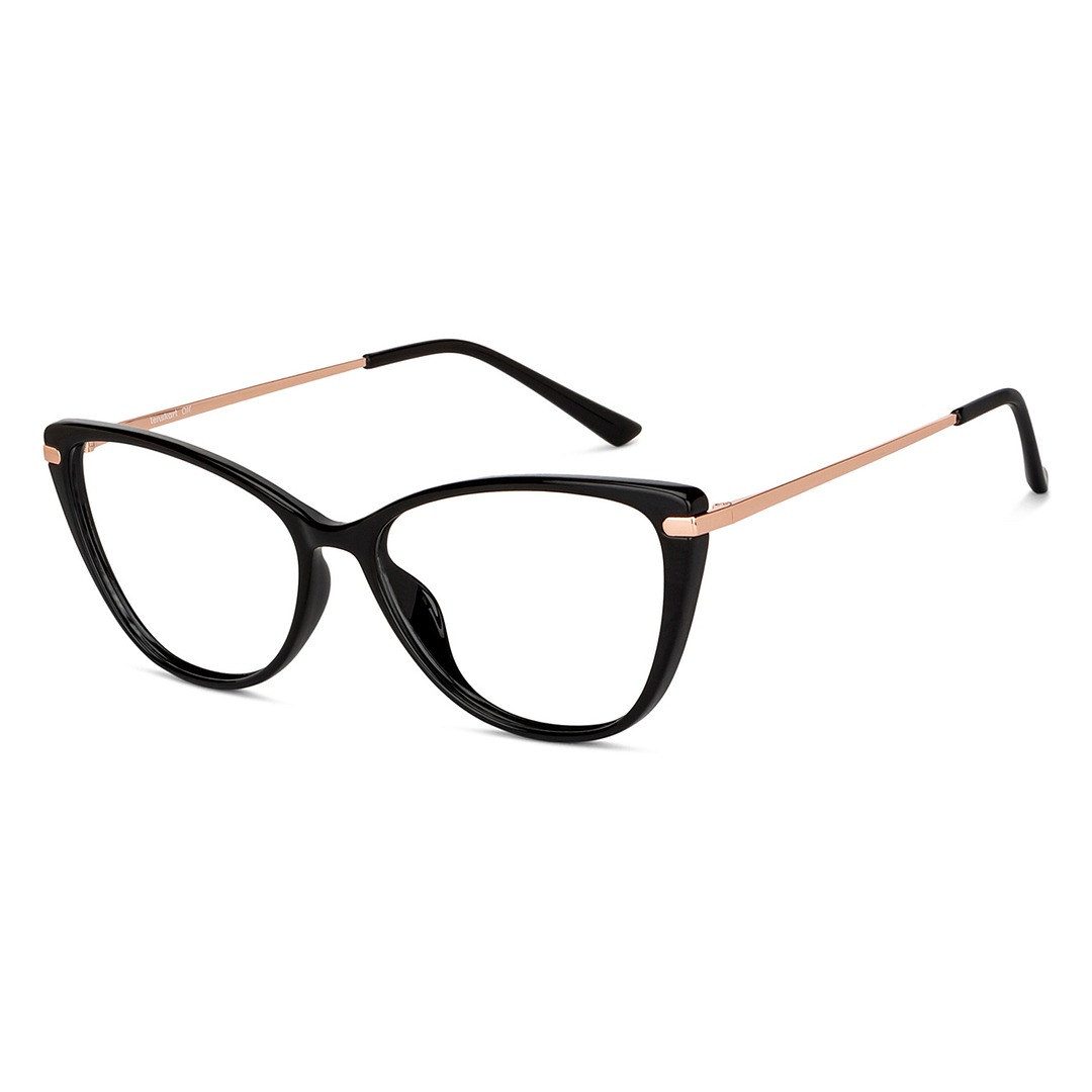 Lenskart Air Online Black Full Rim Cat Eye right side