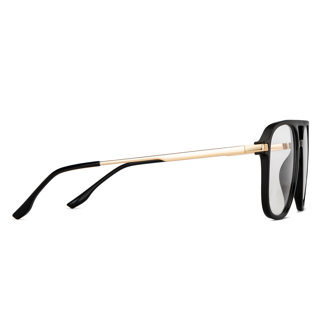Lenskart Air Online Black Full Rim Aviator left side