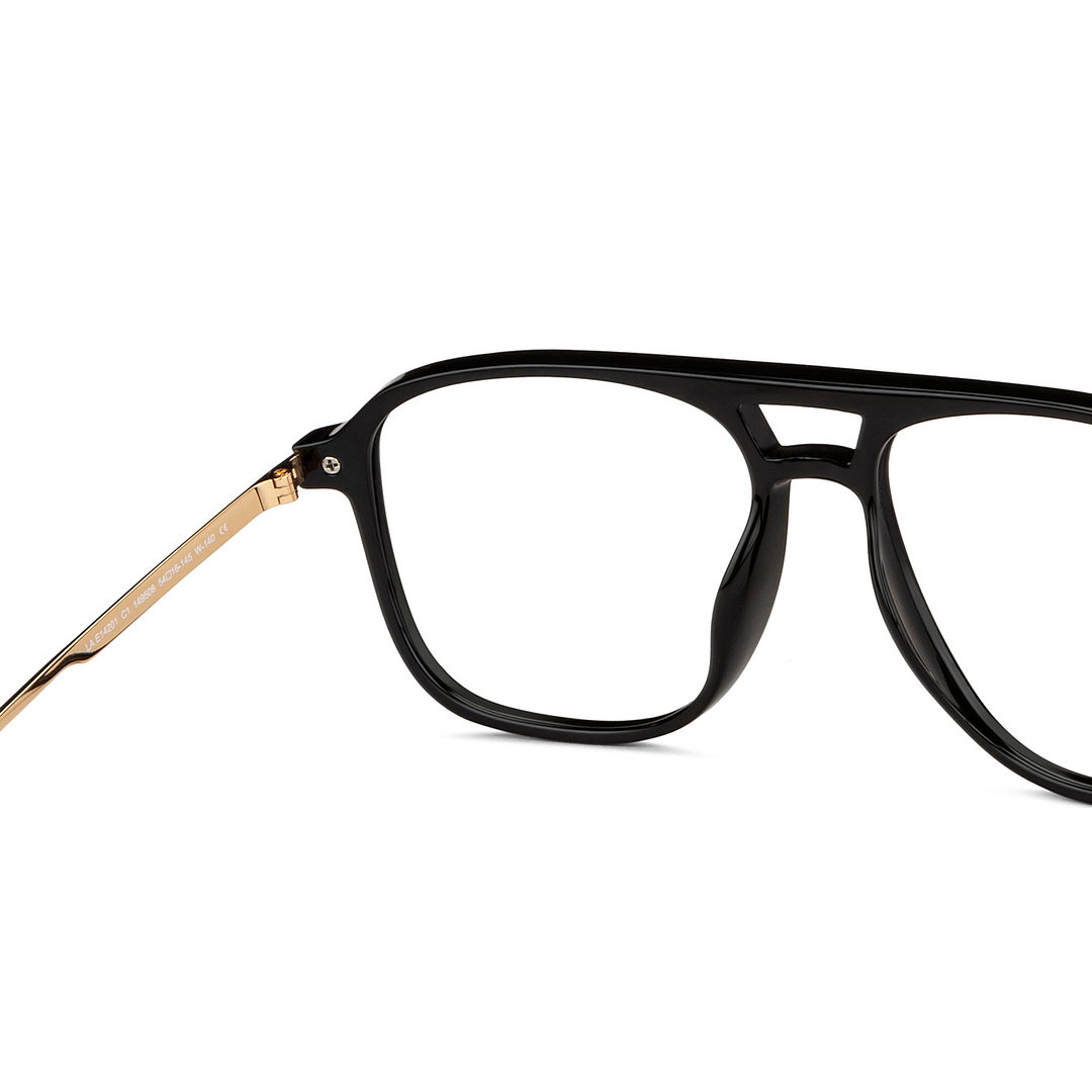 Lenskart Air Online Black Full Rim Aviator right side