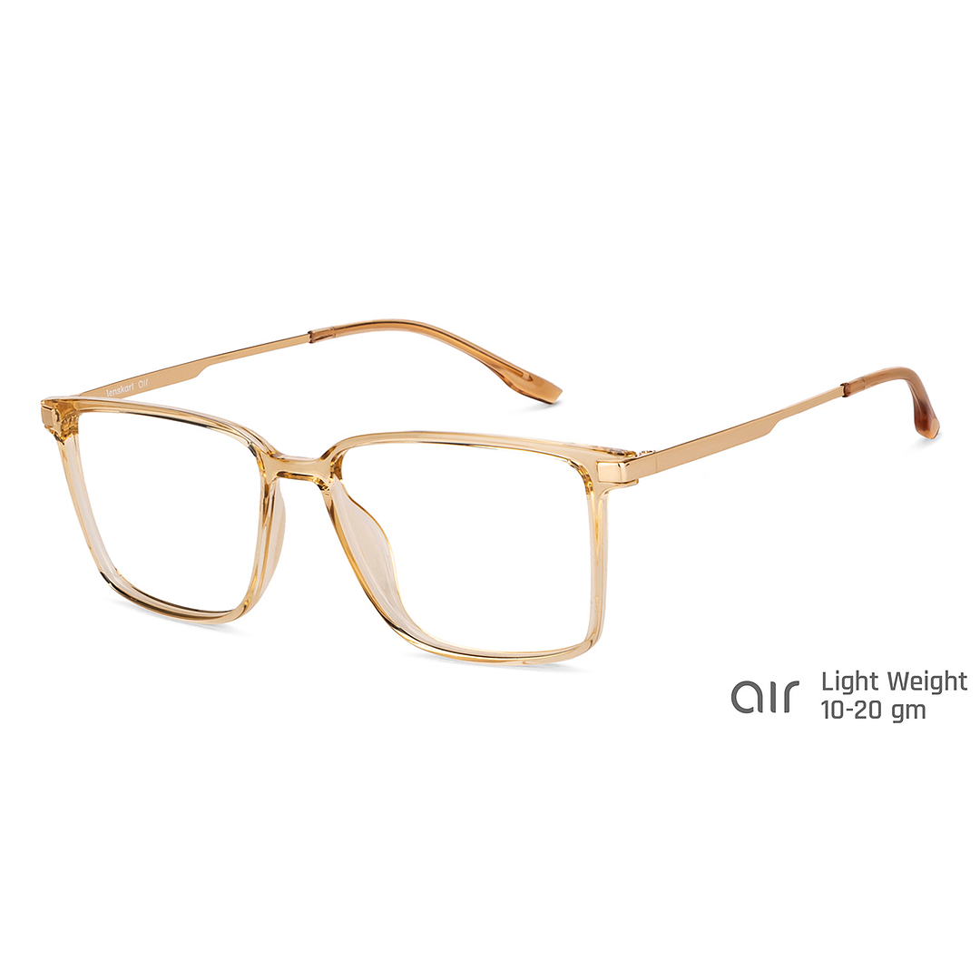 Lenskart Air Online Crystal Transparent Full Rim Square right side