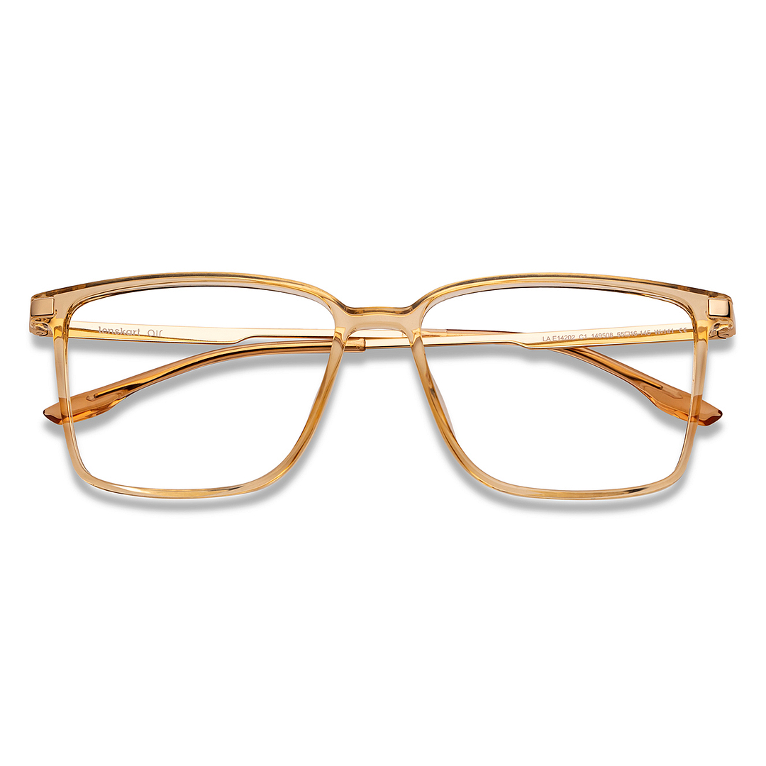 Lenskart Air Online Crystal Transparent Full Rim Square left side