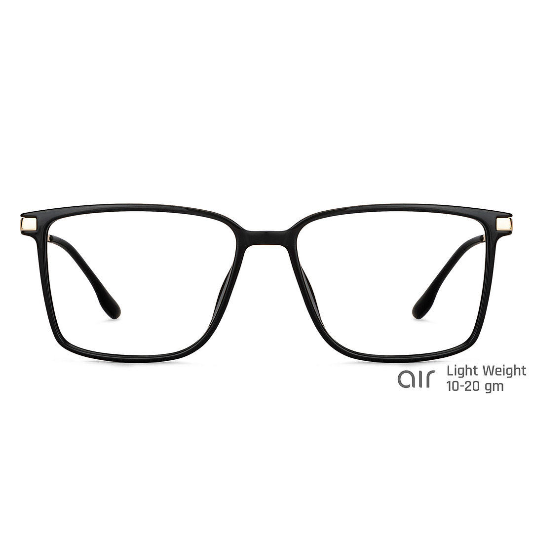 Lenskart Air Online Black Full Rim Square left side