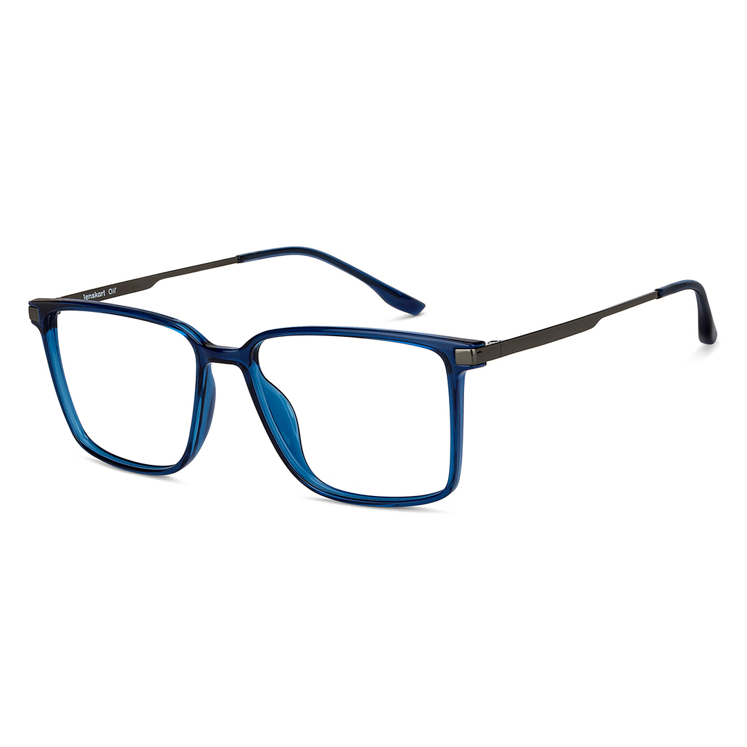Lenskart Air Online Sky Blue Full Rim Square right side