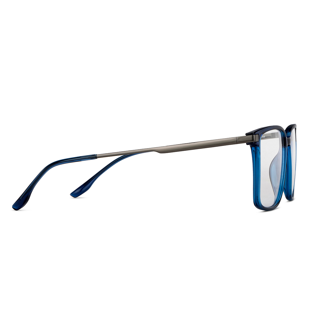 Lenskart Air Online Sky Blue Full Rim Square left side
