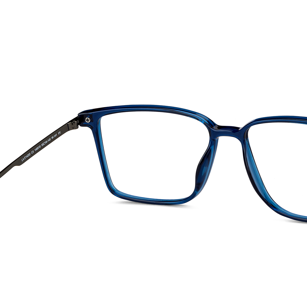 Lenskart Air Online Sky Blue Full Rim Square right side