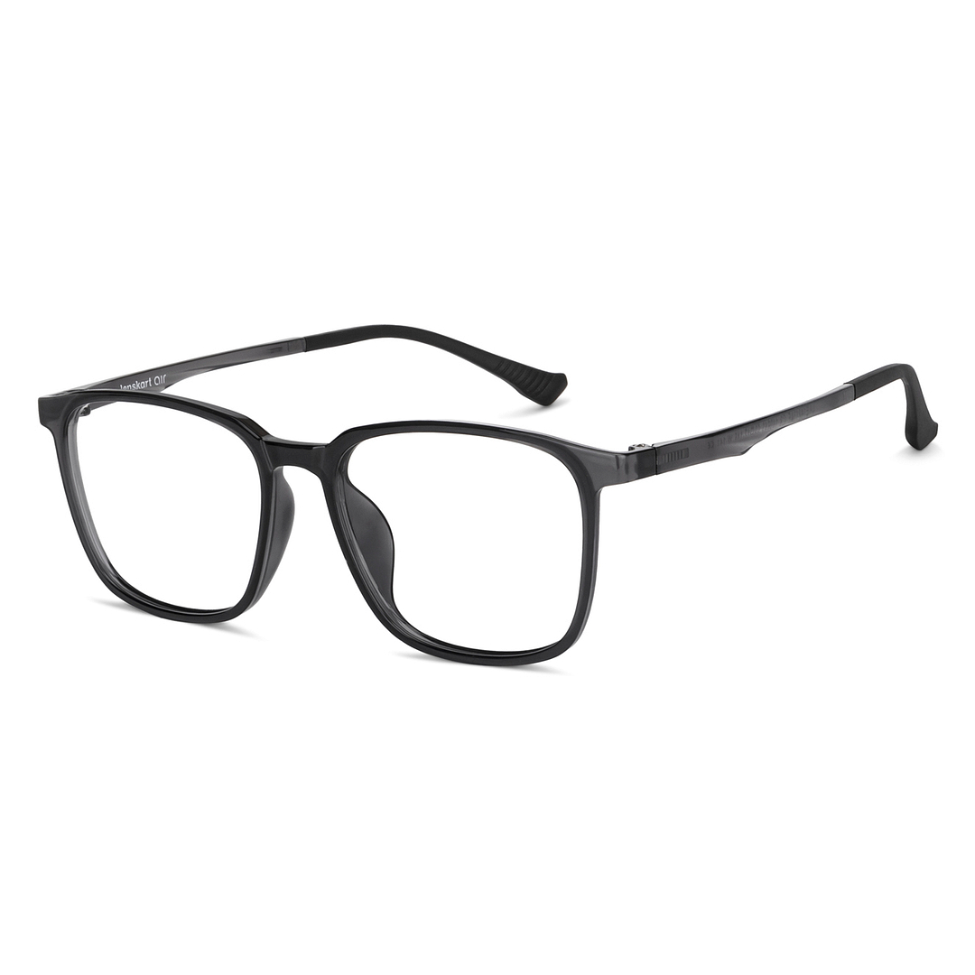 Lenskart Air Gray Transparent Full Rim Square right side
