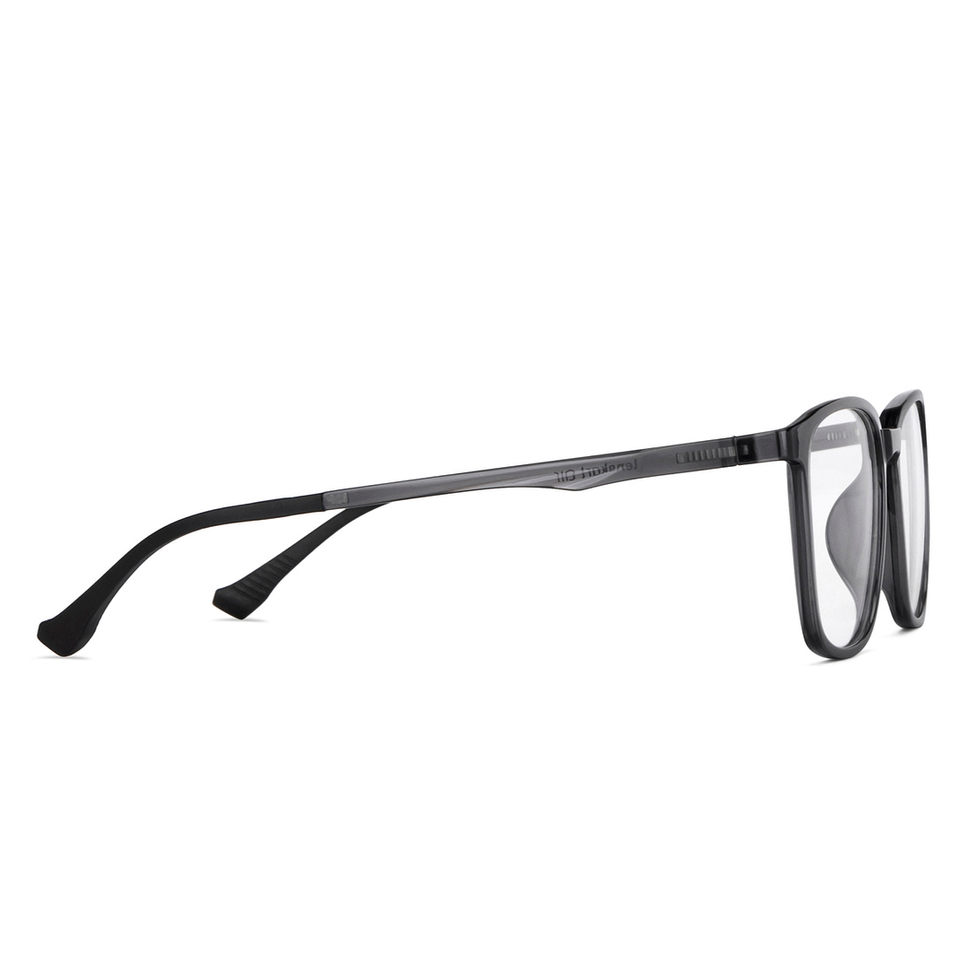 Lenskart Air Gray Transparent Full Rim Square left side