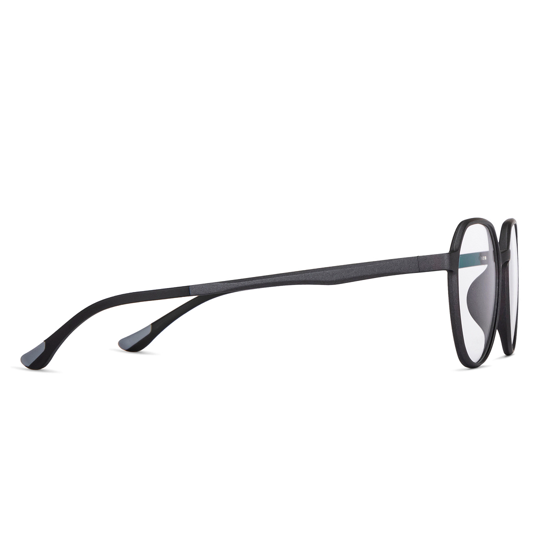 Lenskart Air Online Black Full Rim Round left side