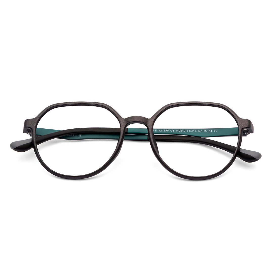 Lenskart Air Online Black Full Rim Round left side