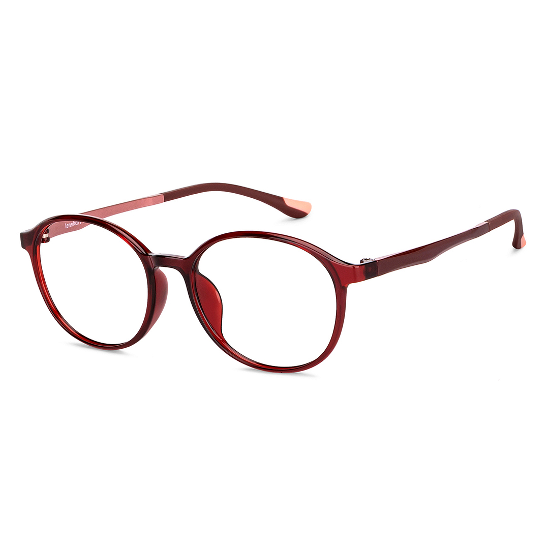 Lenskart Air Online Red Full Rim Round right side