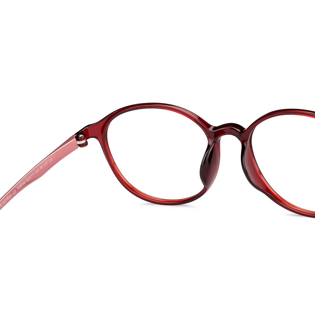 Lenskart Air Online Red Full Rim Round right side