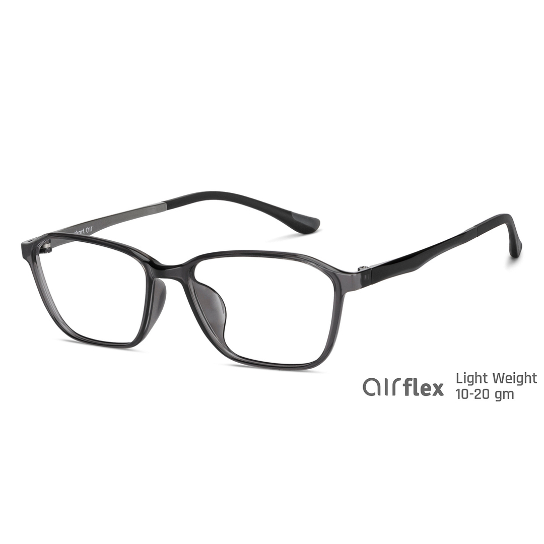Lenskart Air Light Gray Full Rim Rectangle left side