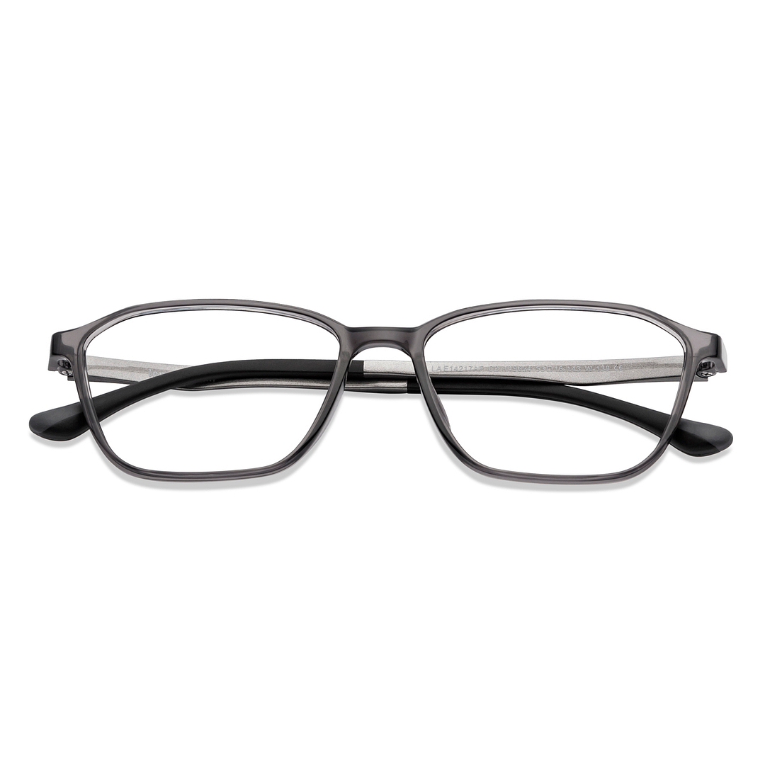Lenskart Air Light Gray Full Rim Rectangle left side