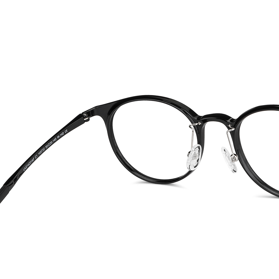 Lenskart Air Online Black Full Rim Round right side