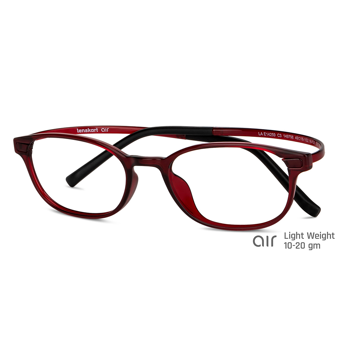 Lenskart Air Online Red Full Rim Rectangle right side