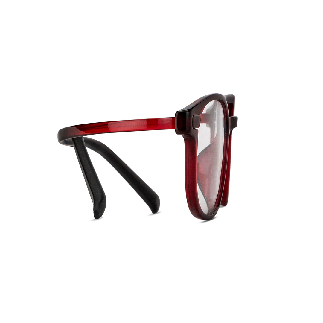 Lenskart Air Online Red Full Rim Rectangle left side