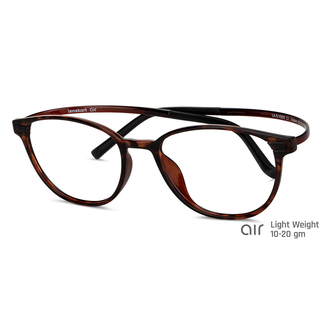 Lenskart Air Online Tortoise Full Rim Round right side