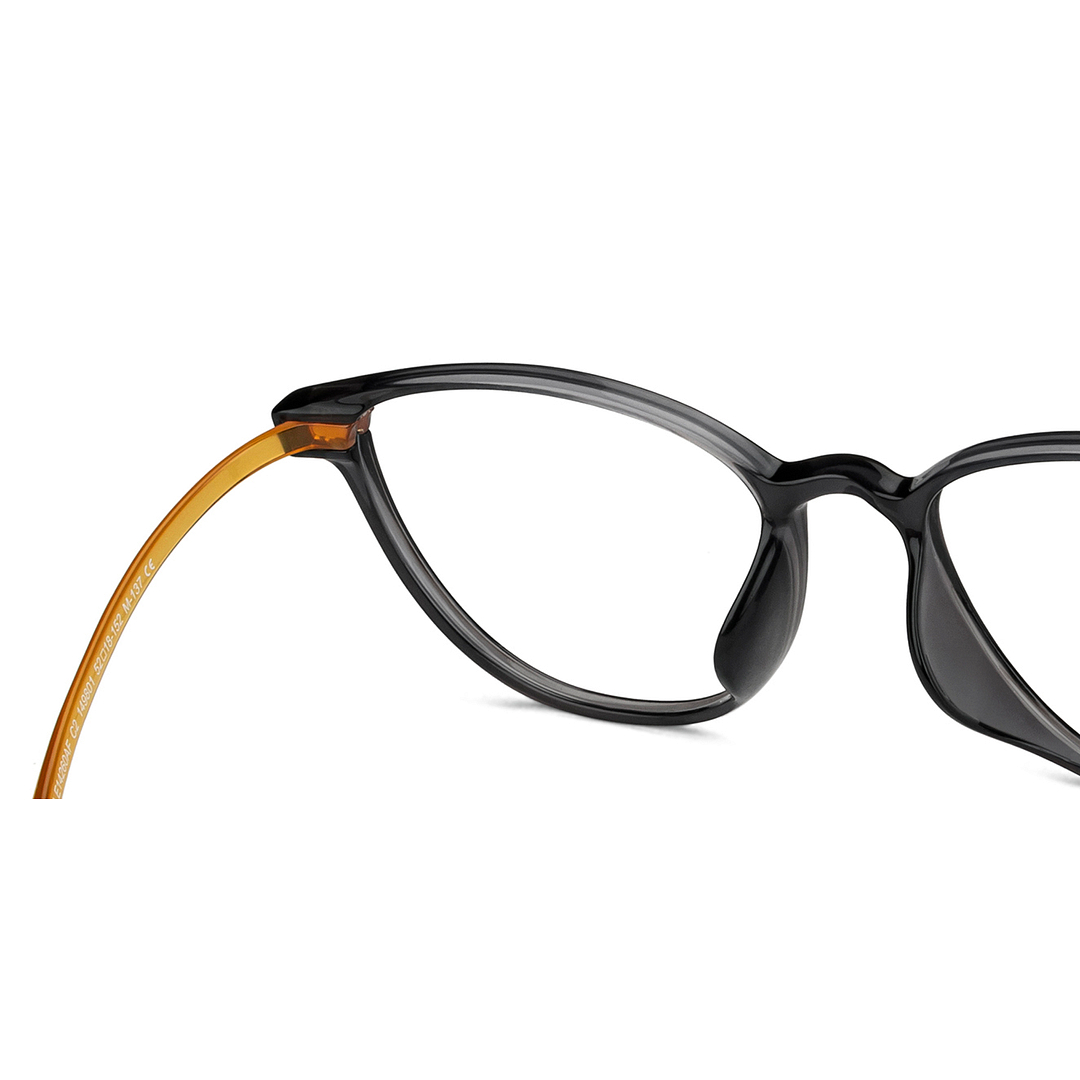 Lenskart Air Online Light Gray Full Rim Round right side