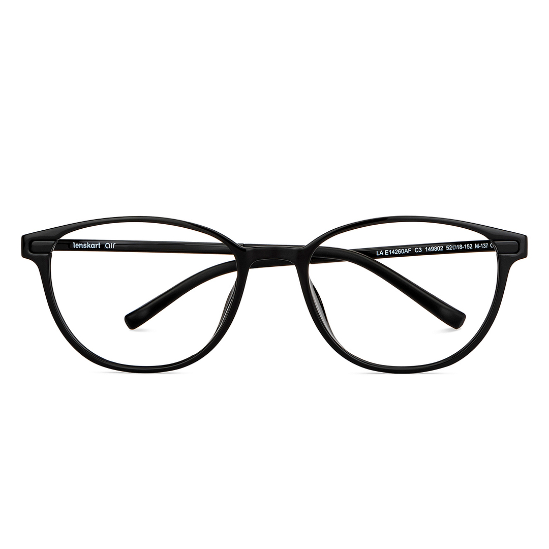 Lenskart Air Online Black Full Rim Round right side