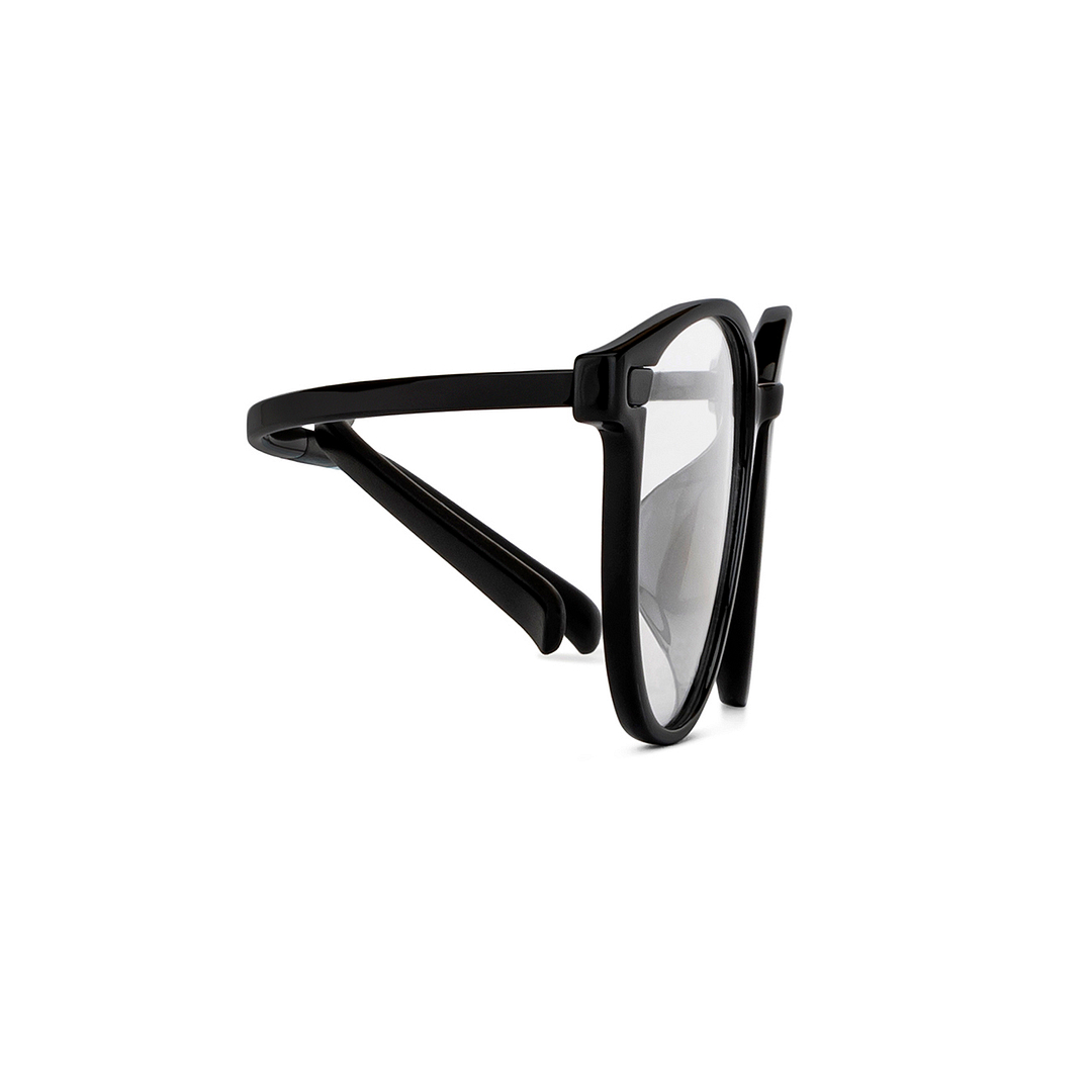 Lenskart Air Online Black Full Rim Round left side