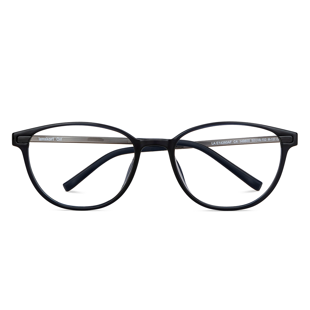 Lenskart Air Online Sky Blue Full Rim Round left side