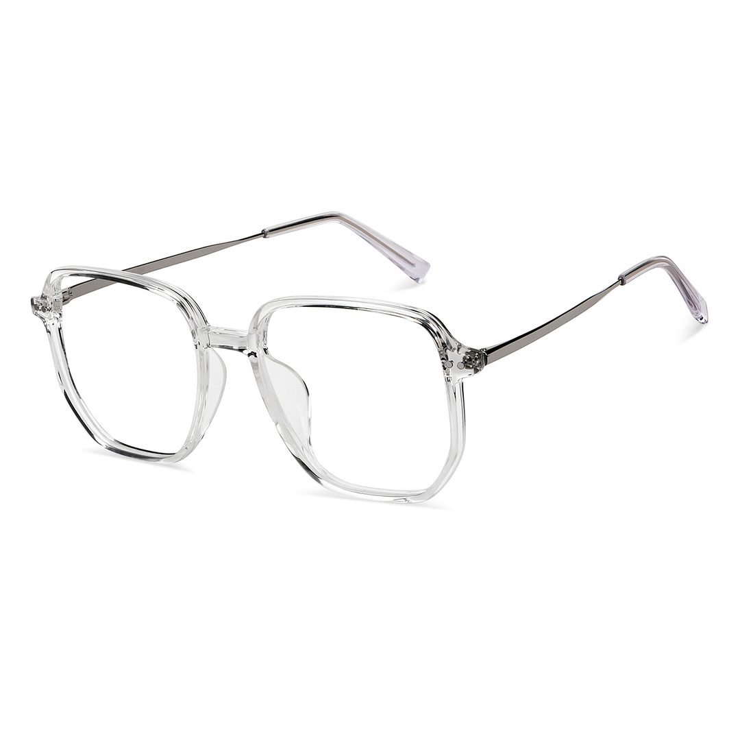 Lenskart Air Online Crystal Transparent Full Rim Square right side