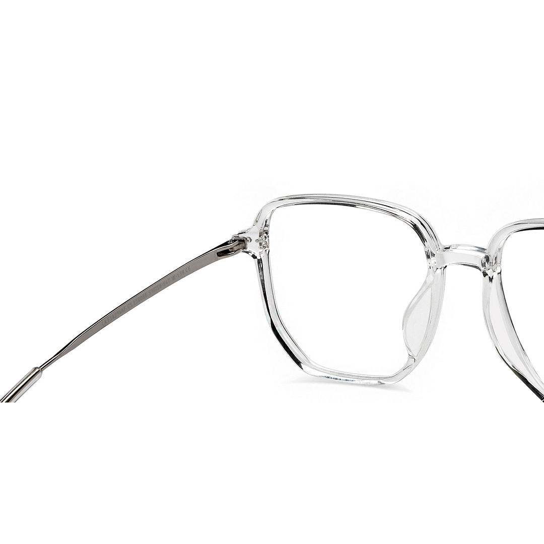 Lenskart Air Online Crystal Transparent Full Rim Square right side