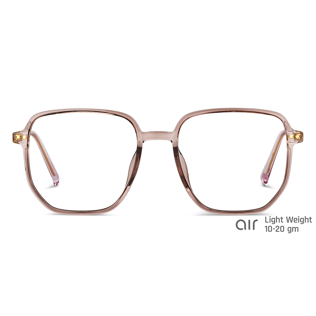 Lenskart Air Online Purple Transparent Full Rim Square right side