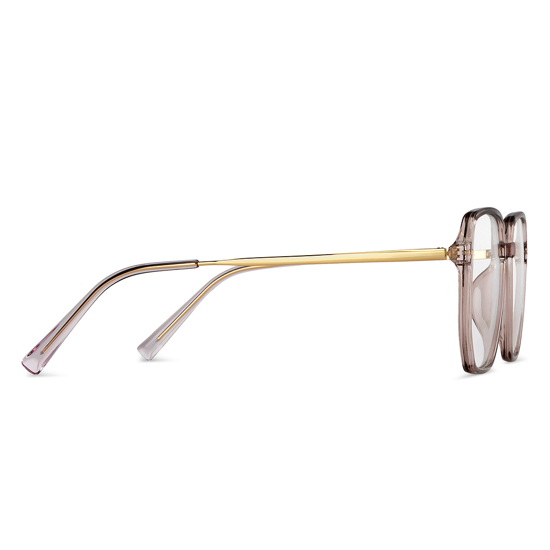 Lenskart Air Online Purple Transparent Full Rim Square left side