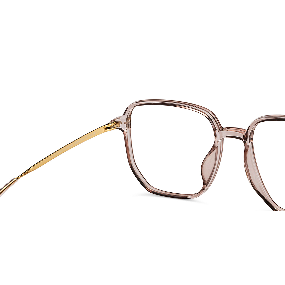 Lenskart Air Online Purple Transparent Full Rim Square right side