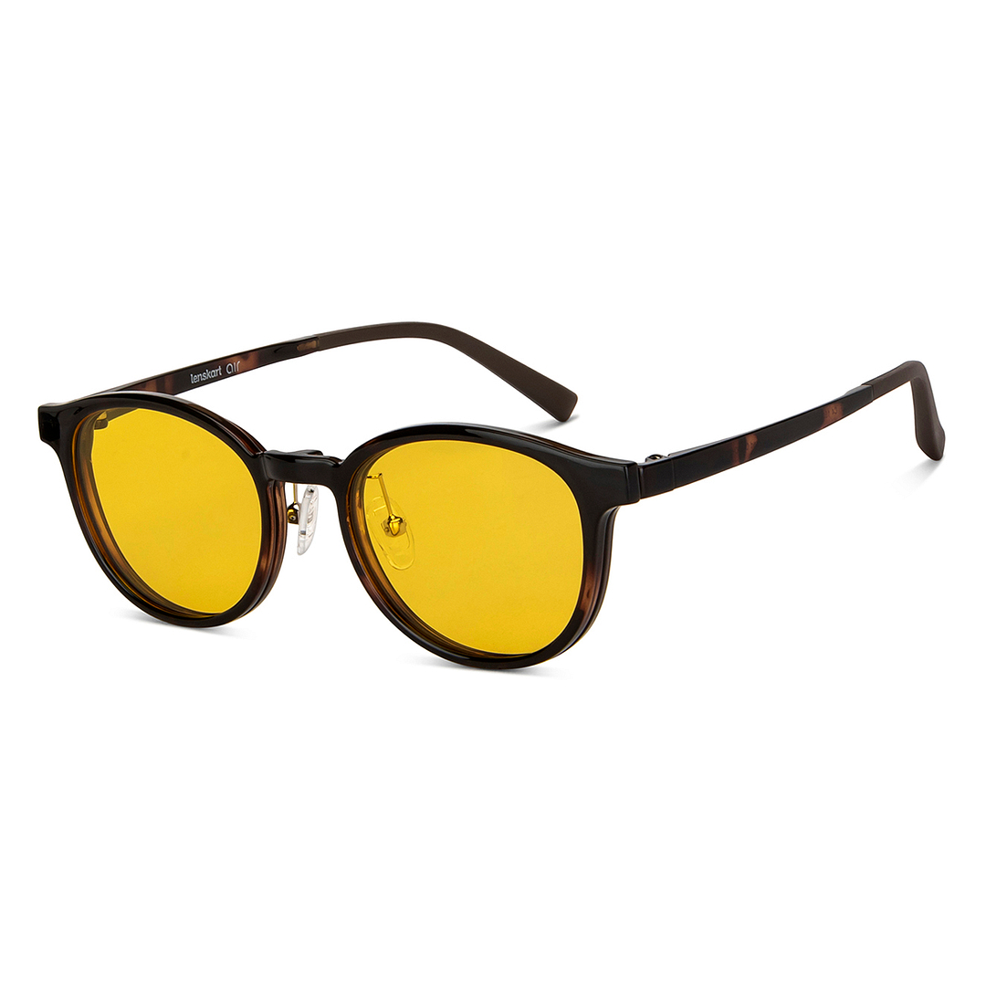 Lenskart Air Online Tortoise Full Rim Round right side