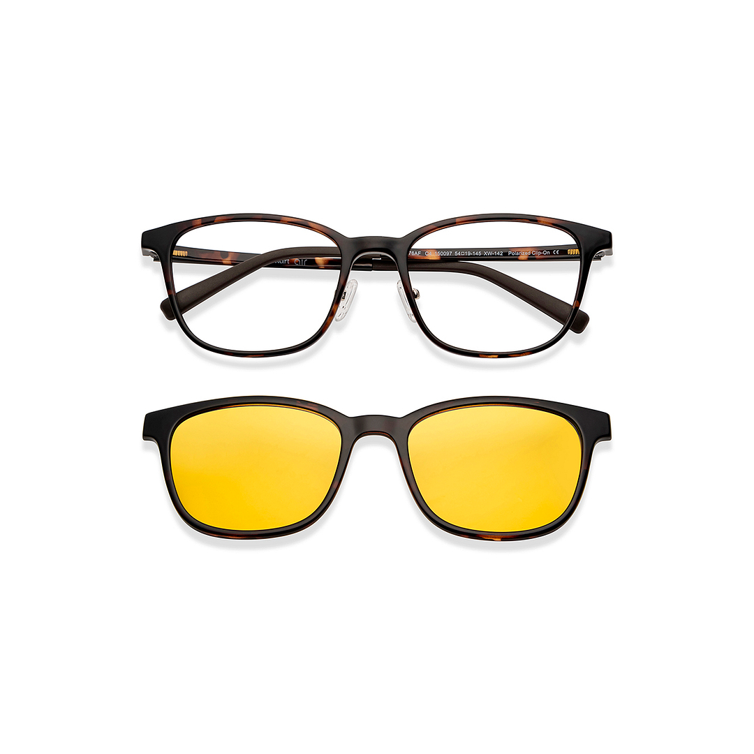 Lenskart Air Online Tortoise Full Rim Square right side