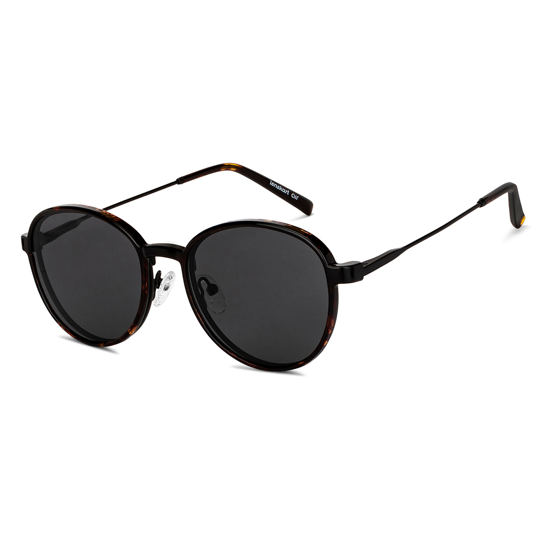 Lenskart Air Online Black Full Rim Round right side