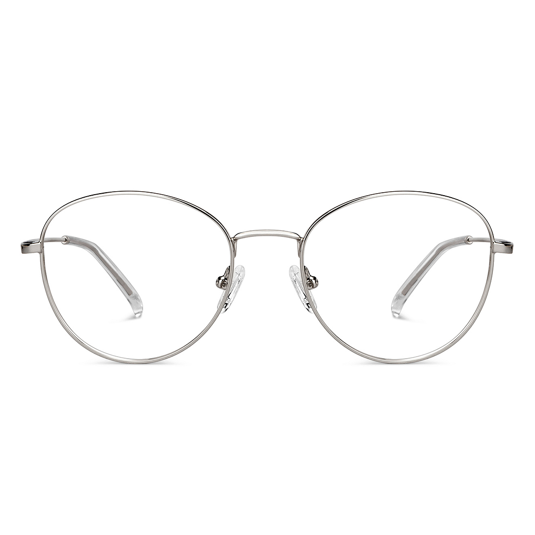 Lenskart Air Online Silver Full Rim Round right side
