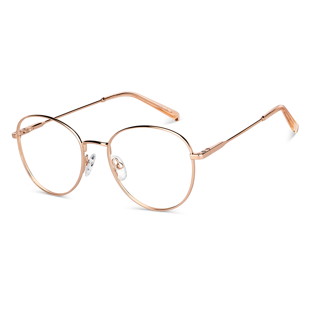 Lenskart Air Online Dark Brown Full Rim Round left side