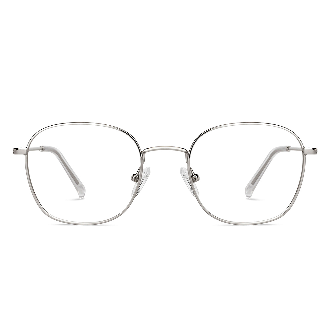 Lenskart Air Silver Full Rim Square right side