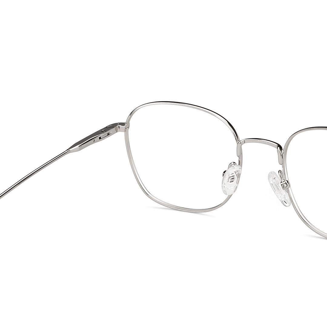 Lenskart Air Silver Full Rim Square right side