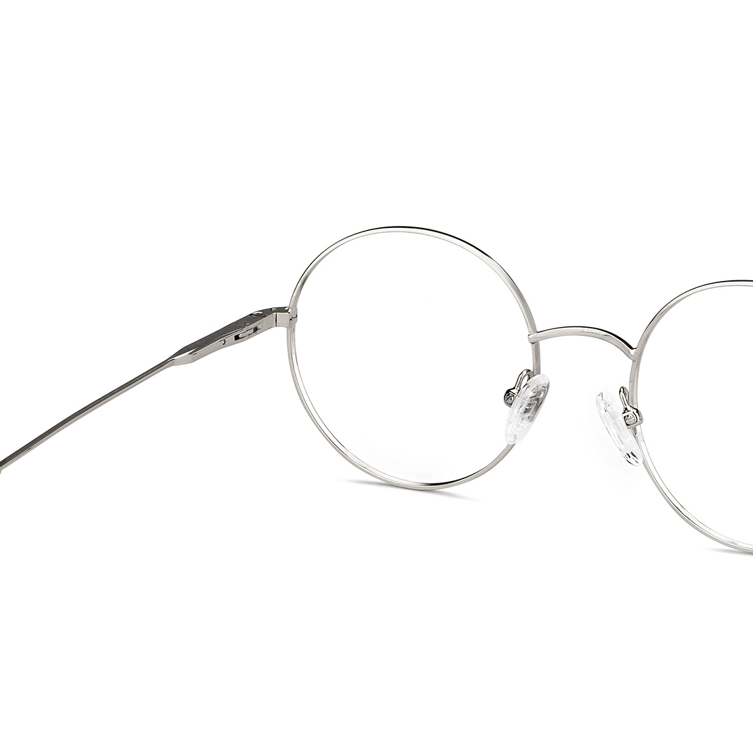 Lenskart Air Online Silver Full Rim Round right side