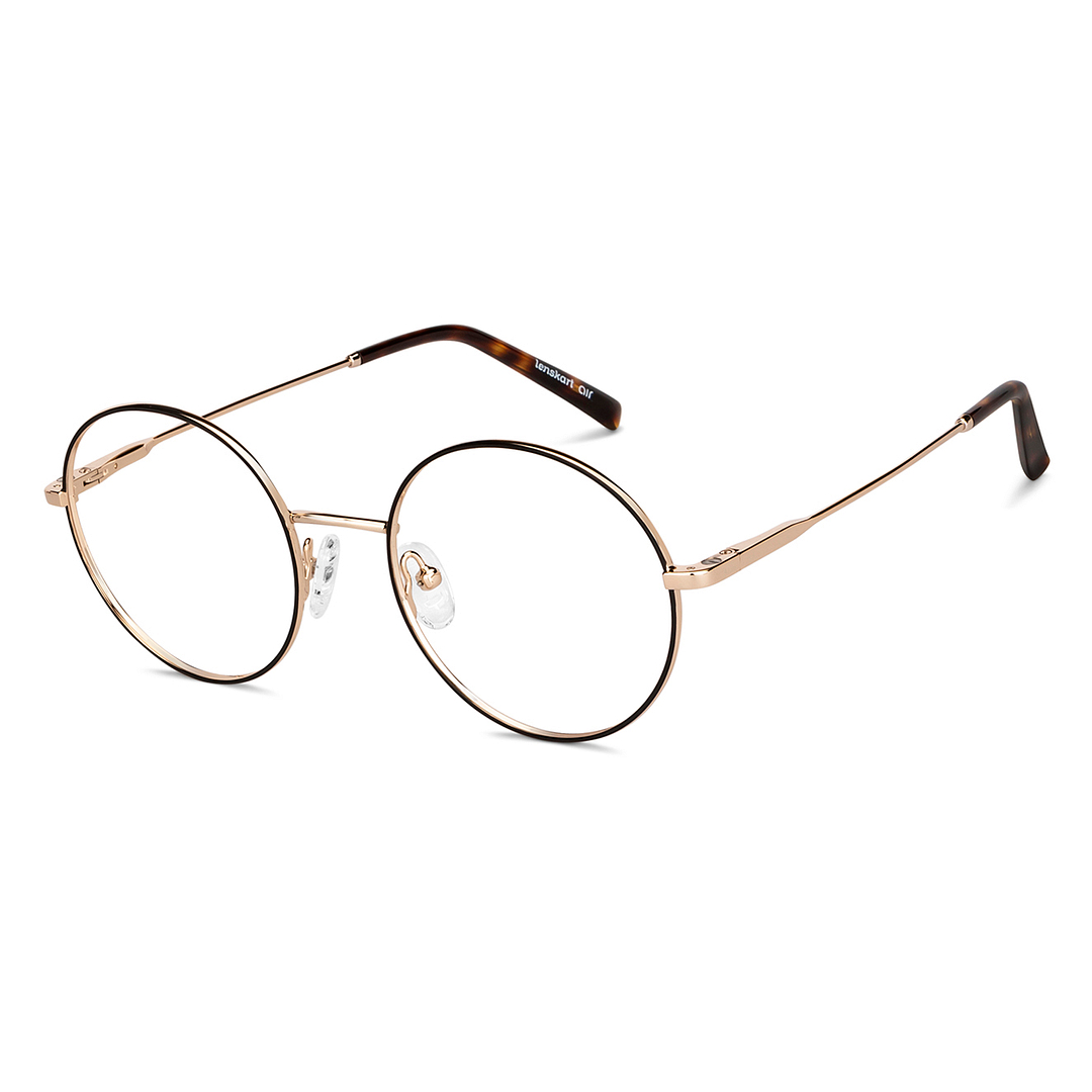 Lenskart Air Online Black Full Rim Round left side