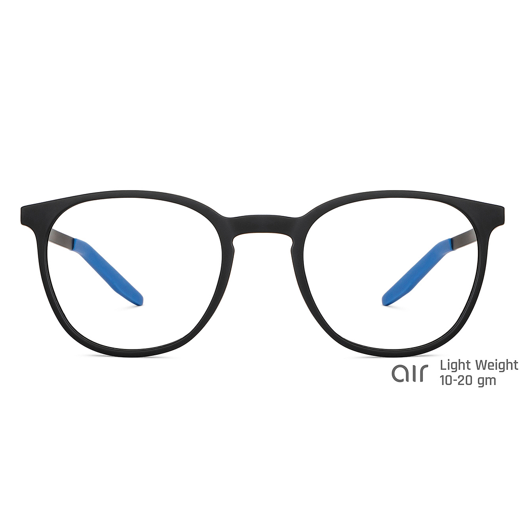 Lenskart Air Online Black Full Rim Round right side
