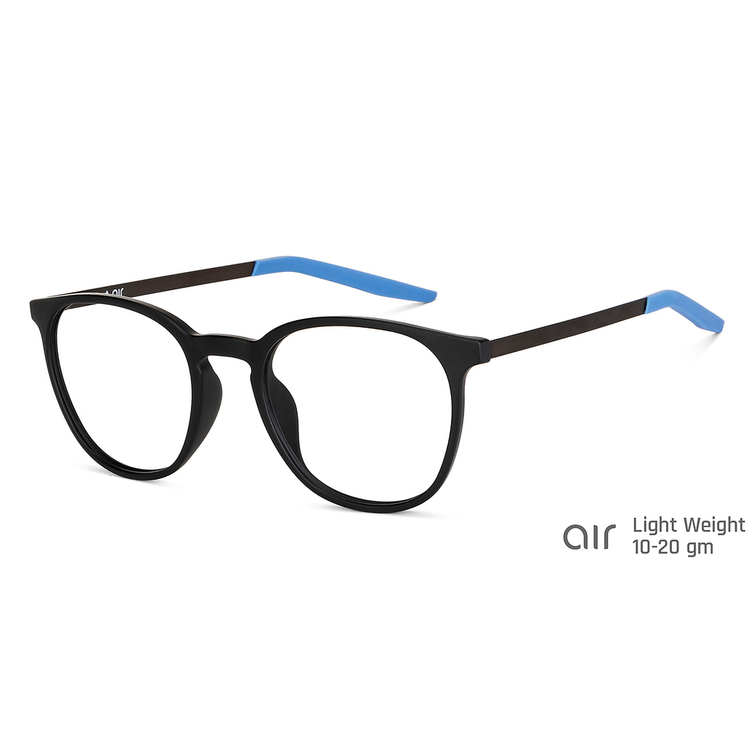 Lenskart Air Online Black Full Rim Round left side