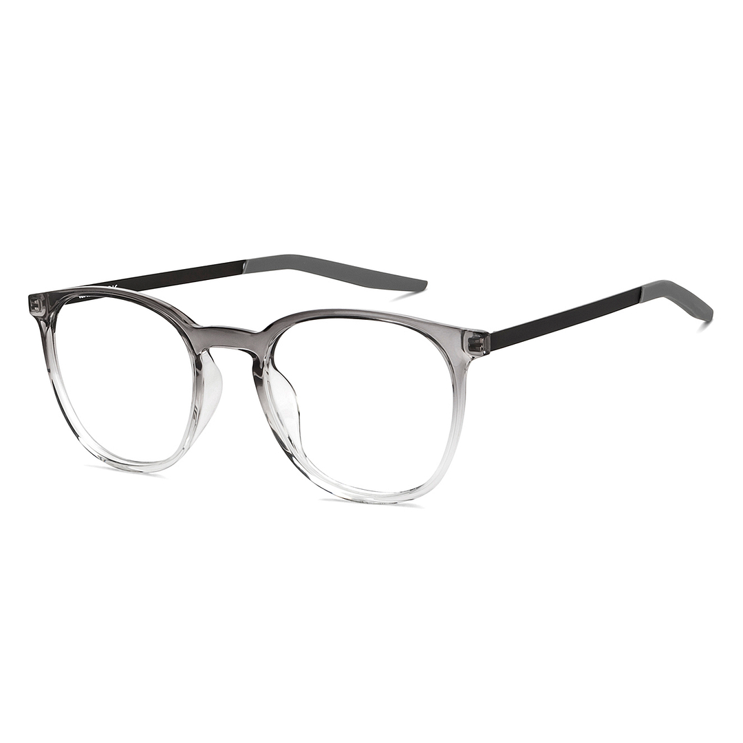 Lenskart Air Online Gray Transparent Full Rim Round right side