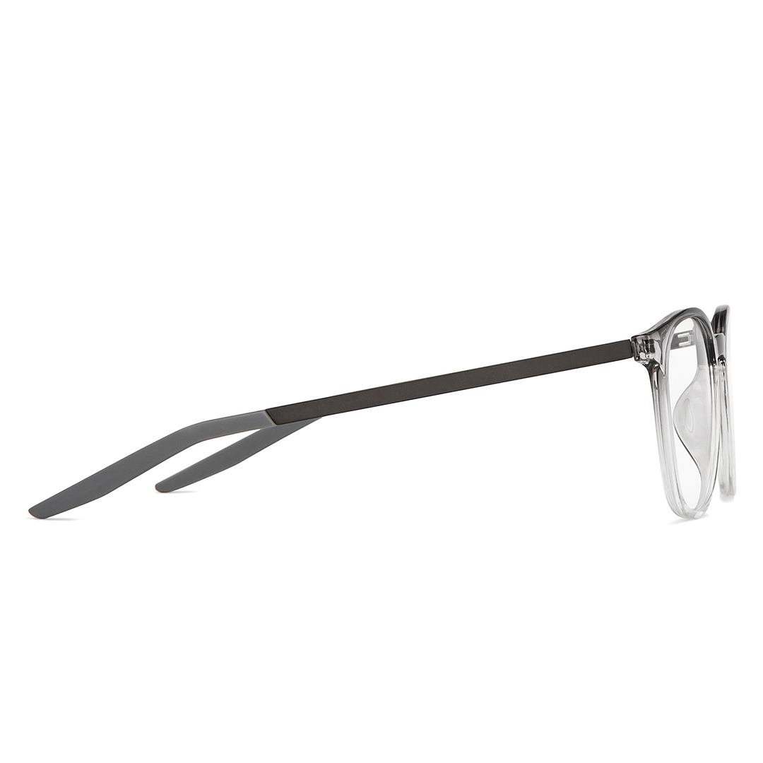 Lenskart Air Online Gray Transparent Full Rim Round left side