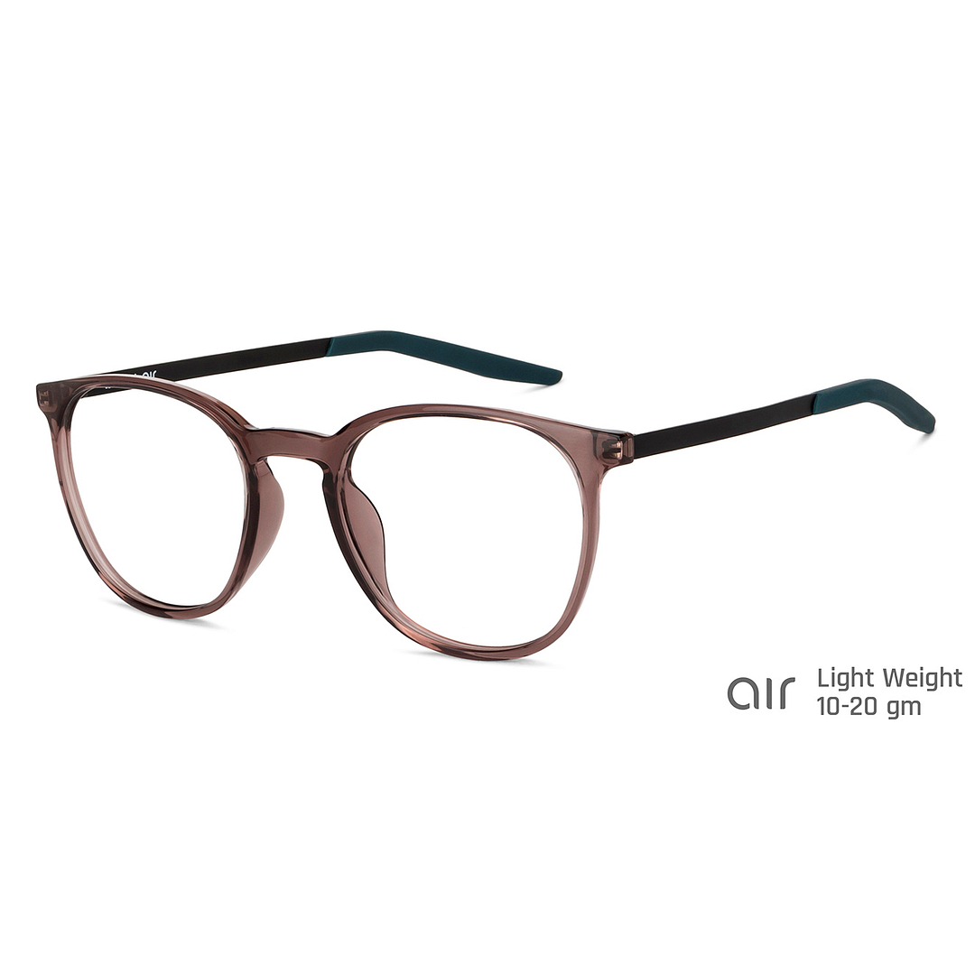 Lenskart Air Online Pink Transparent Full Rim Round left side