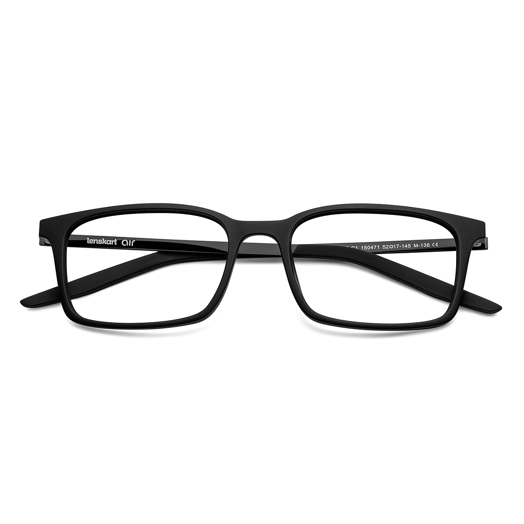 Lenskart Air Black Full Rim Rectangle left side